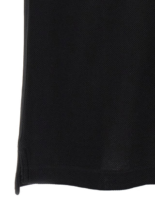 Burberry Black Cotton Polo Shirt