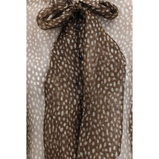 Brunello Cucinelli Dapple Silk Organza Shirt