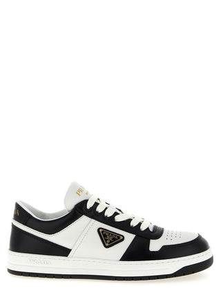 Prada Downtown Leather Sneakers