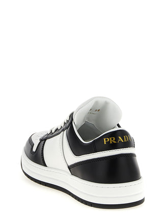 Prada Downtown Leather Sneakers
