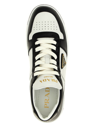 Prada Downtown Leather Sneakers