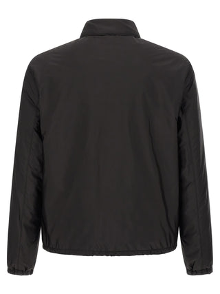 Prada Black Recycled Polyamide Full-Length Jacket