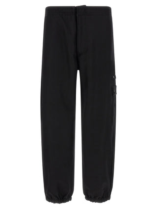 Stone Island Black Virgin Wool Cargo Pants