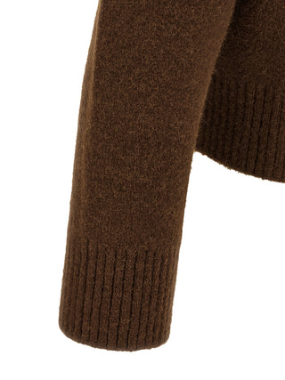 Ami Paris Ami de Coeur Alpaca Wool Polo Shirt