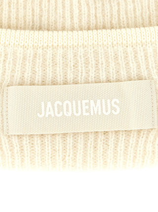 Jacquemus White Wool Beanie