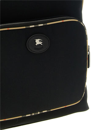 Burberry Black Polyester Backpack