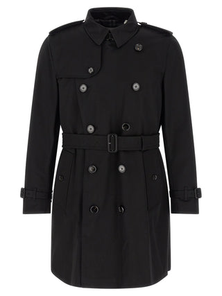 Burberry Black Cotton Coat