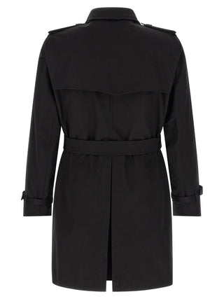 Burberry Black Cotton Coat
