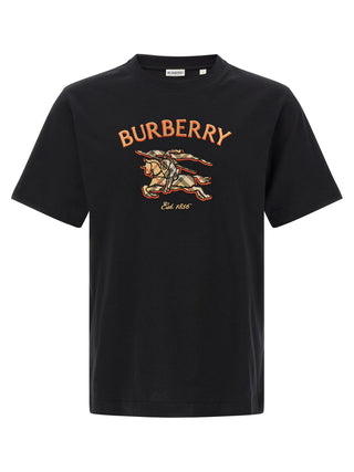 Burberry Black Cotton T-Shirt