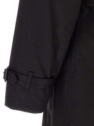 Burberry Black Cotton Coat