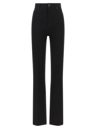 Balenciaga Black Elastane High-Waisted Jean