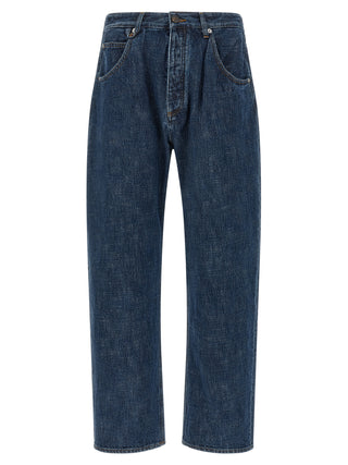Jacquemus Blue Organic Cotton Relaxed Fit Jeans