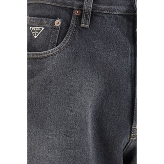 Prada Vintage-Wash Cotton Jeans