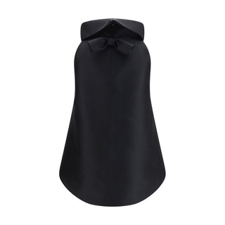 Balenciaga High-Collar Bow Top