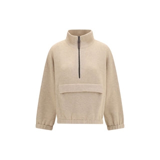 Brunello Cucinelli Half-Zip Cashmere Sweater
