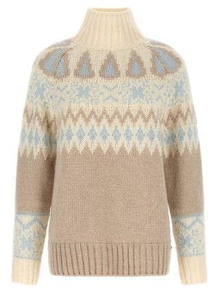 Herno Jacquard Wool Cashmere Sweater