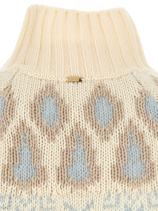 Herno Jacquard Wool Cashmere Sweater