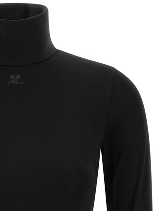 Courrèges Mockneck Jersey Bodysuit