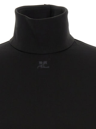 Courrèges Mockneck Jersey Bodysuit