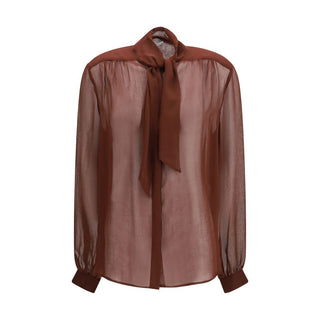 Lardini Bow-Neck Blouse
