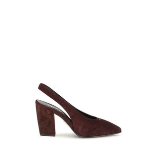 Prada Suede Slingback Pumps