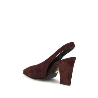 Prada Suede Slingback Pumps
