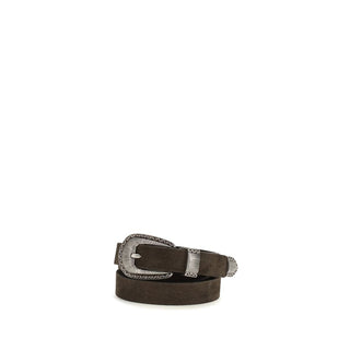 Brunello Cucinelli Suede Leather Belt