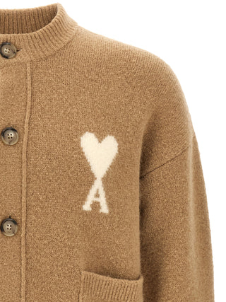 AMI Paris Ami de Coeur Alpaca Cardigan