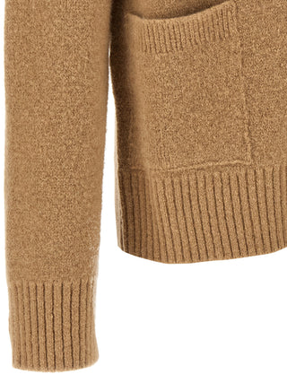 AMI Paris Ami de Coeur Alpaca Cardigan