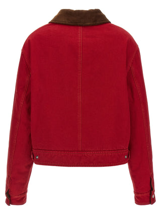 AMI Paris Ami de Coeur Cropped Jacket
