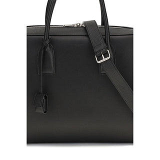 Saint Laurent Black Calf Leather Bos Taurus Handbag