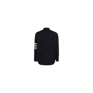 Thom Browne Blue Wool Oves Aries Dress Shirt