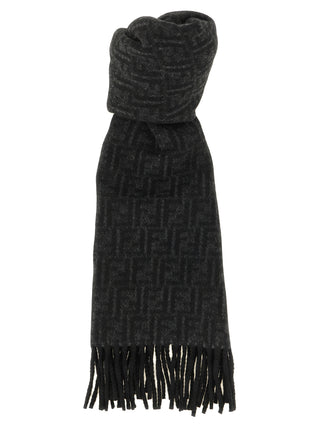 Fendi Black Wool Foulard