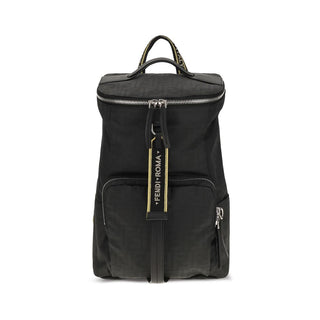 Fendi Black Polyester Backpack