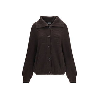 Brunello Cucinelli Brown Cashmere Cardigan