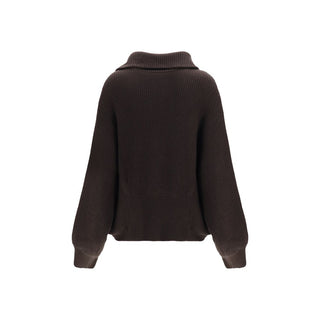 Brunello Cucinelli Brown Cashmere Cardigan
