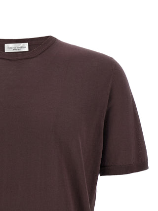 Roberto Collina Purple Cotton Cardigan