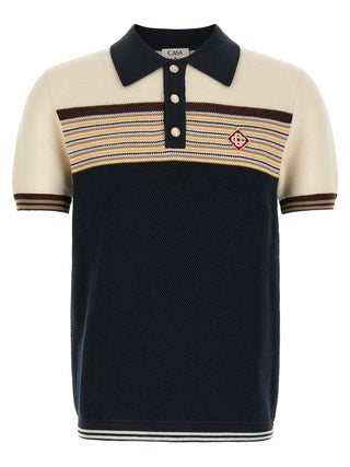 Casablanca Multicolor Cotton Polo Shirt