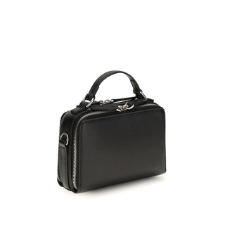 Fendi Black Calf Leather Bos Taurus Shoulder Bag