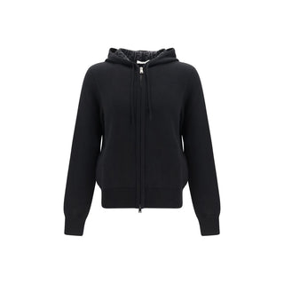 Fendi Black Cashmere Hoodie