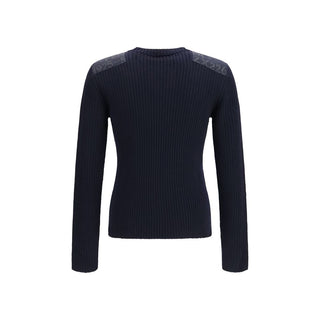 Fendi Blue Wool Oves Aries Sweatshirt