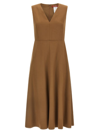 Max Mara Studio Curva Wool Midi Dress