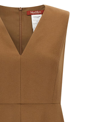 Max Mara Studio Curva Wool Midi Dress