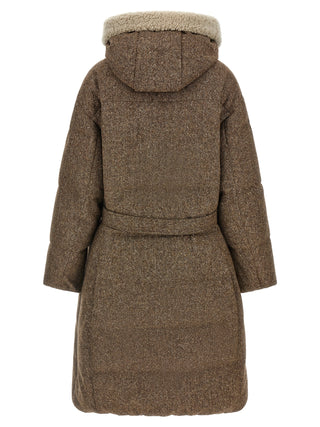 Brunello Cucinelli Brown Virgin Wool Coat