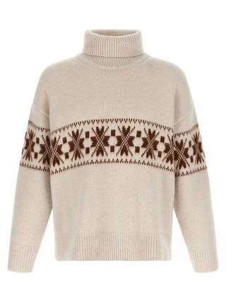 Kiton White Wool Cardigan