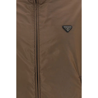 Prada Multicolor Recycled Polyamide Full-Length Jacket