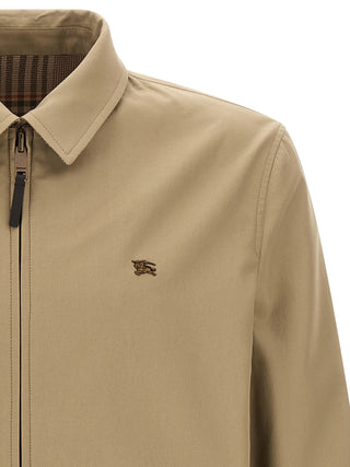 Burberry Beige Wool Full-Length Jacket