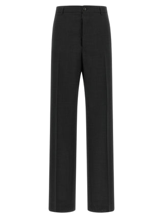 Maison Margiela Gray Wool Dress Pants