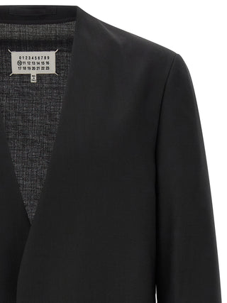 Maison Margiela Black Virgin Wool Blazer