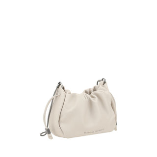 Brunello Cucinelli Bucket Mellow Mini Calf Leather Shoulder Bag
